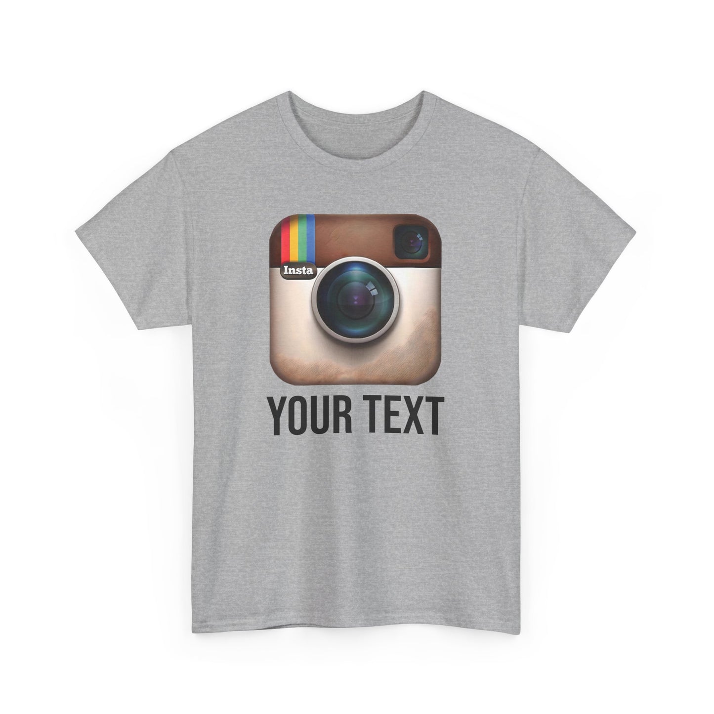 Custom Instagram | Unisex Heavy Cotton Tee