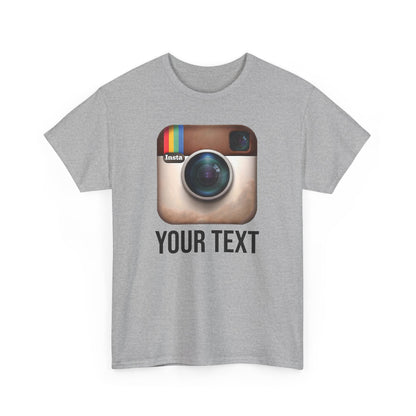 Custom Instagram | Unisex Heavy Cotton Tee