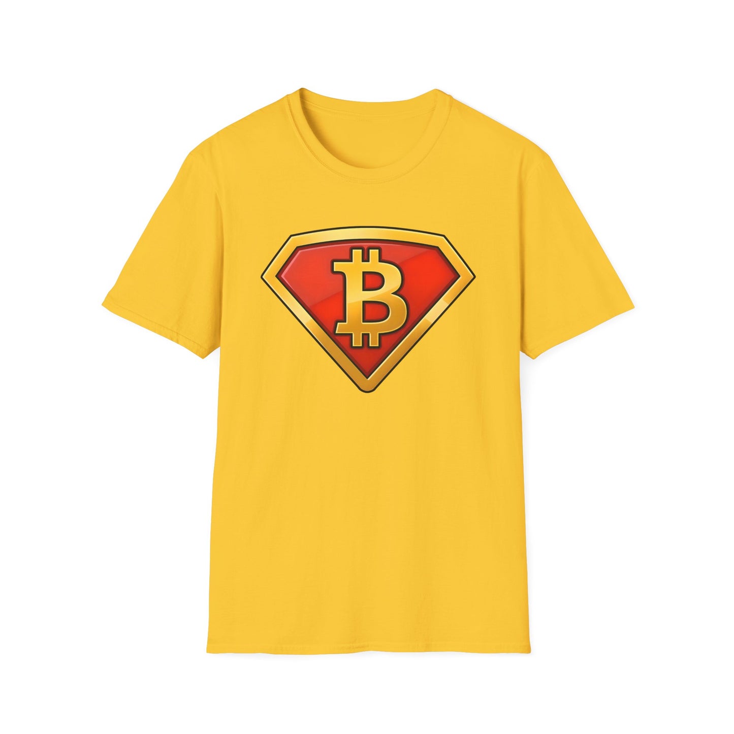 Super Bitcoin Hero Unisex T-Shirt - Cryptocurrency Lover Tee