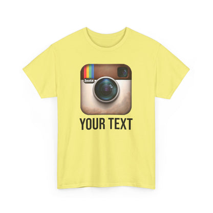 Custom Instagram | Unisex Heavy Cotton Tee