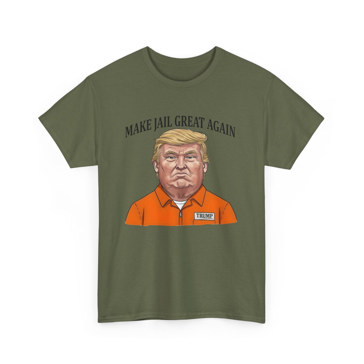 Make Jail Great Again - Anti Trump Unisex Heavy Cotton Tee