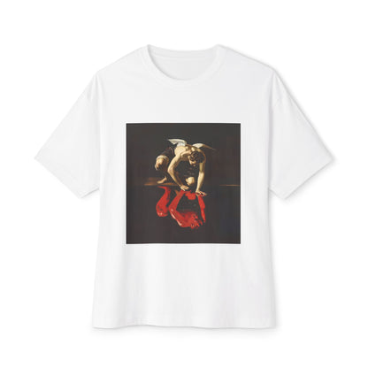 Artistic Angel/Devil Reflection | Unisex Oversized Boxy Tee