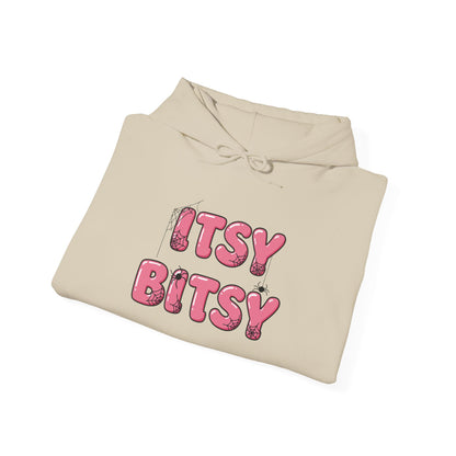 Itsy Bitsy Hoodie for Cozy Days, Perfect Gift for Friends, Cute Comfort Wear, Unique Statement Sweatshirt, Ideal for Spring Gatherings