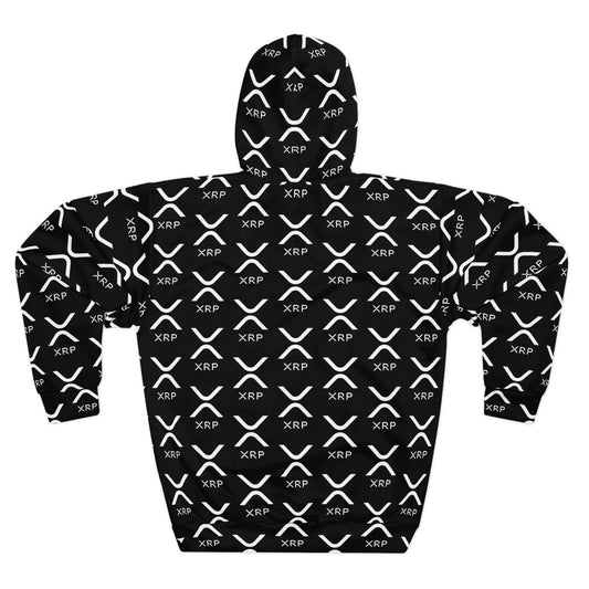 XRP Inspired Unisex Pullover Hoodie, Cozy Cryptocurrency Hoodie, Casual Streetwear, Ideal Gift for Crypto Enthusiasts