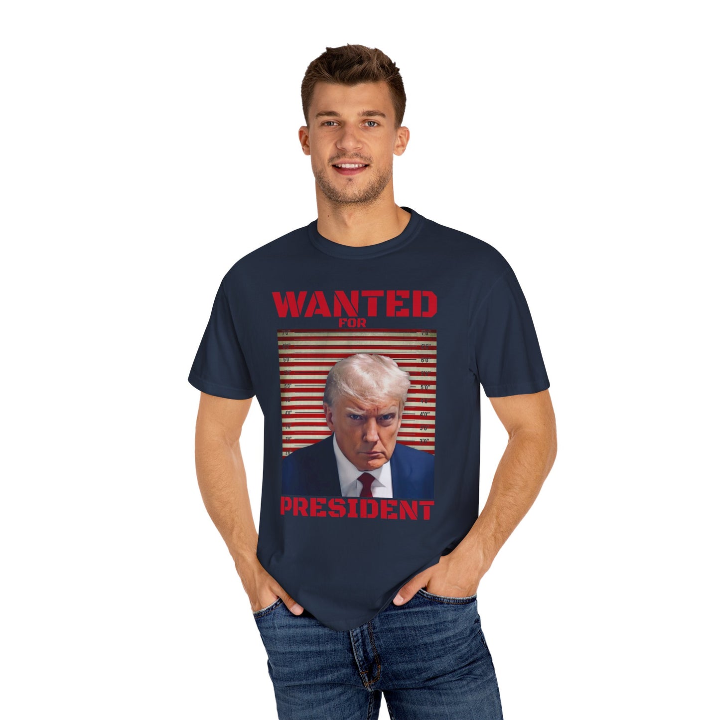 Wanted for President - Trump T-Shirt