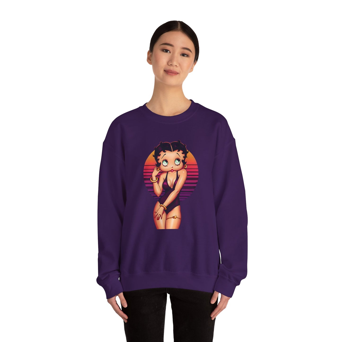 Betty Boop-Inspired Vintage Sweatshirt