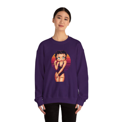 Betty Boop-Inspired Vintage Sweatshirt