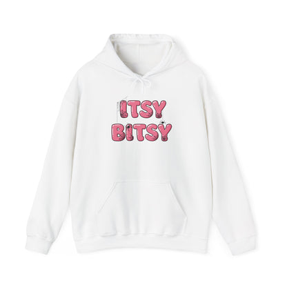 Itsy Bitsy Hoodie for Cozy Days, Perfect Gift for Friends, Cute Comfort Wear, Unique Statement Sweatshirt, Ideal for Spring Gatherings