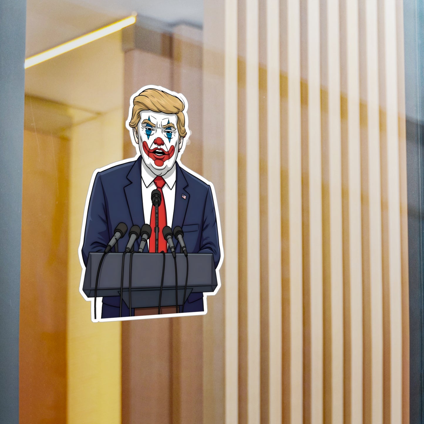 Trump Clown iv - Kiss-Cut Vinyl Decals
