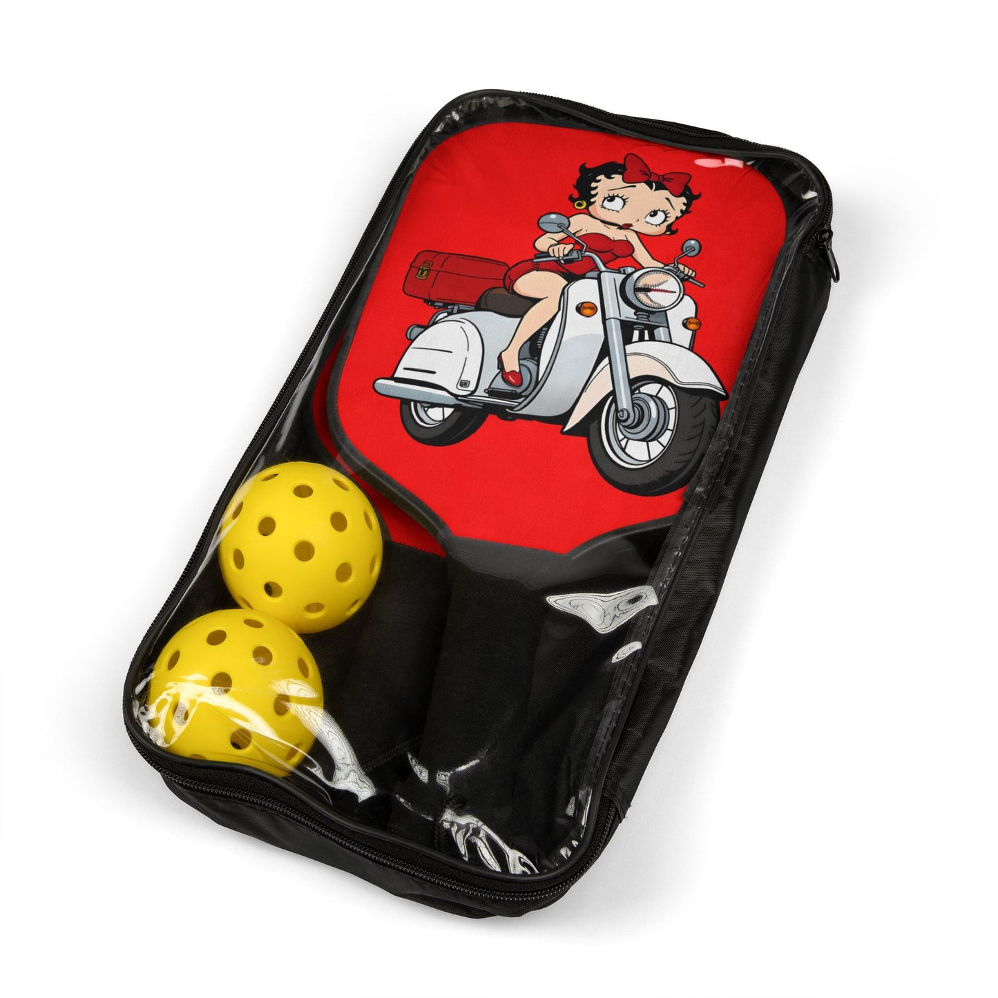 Betty Boop Scooter | Pickleball Paddle Set
