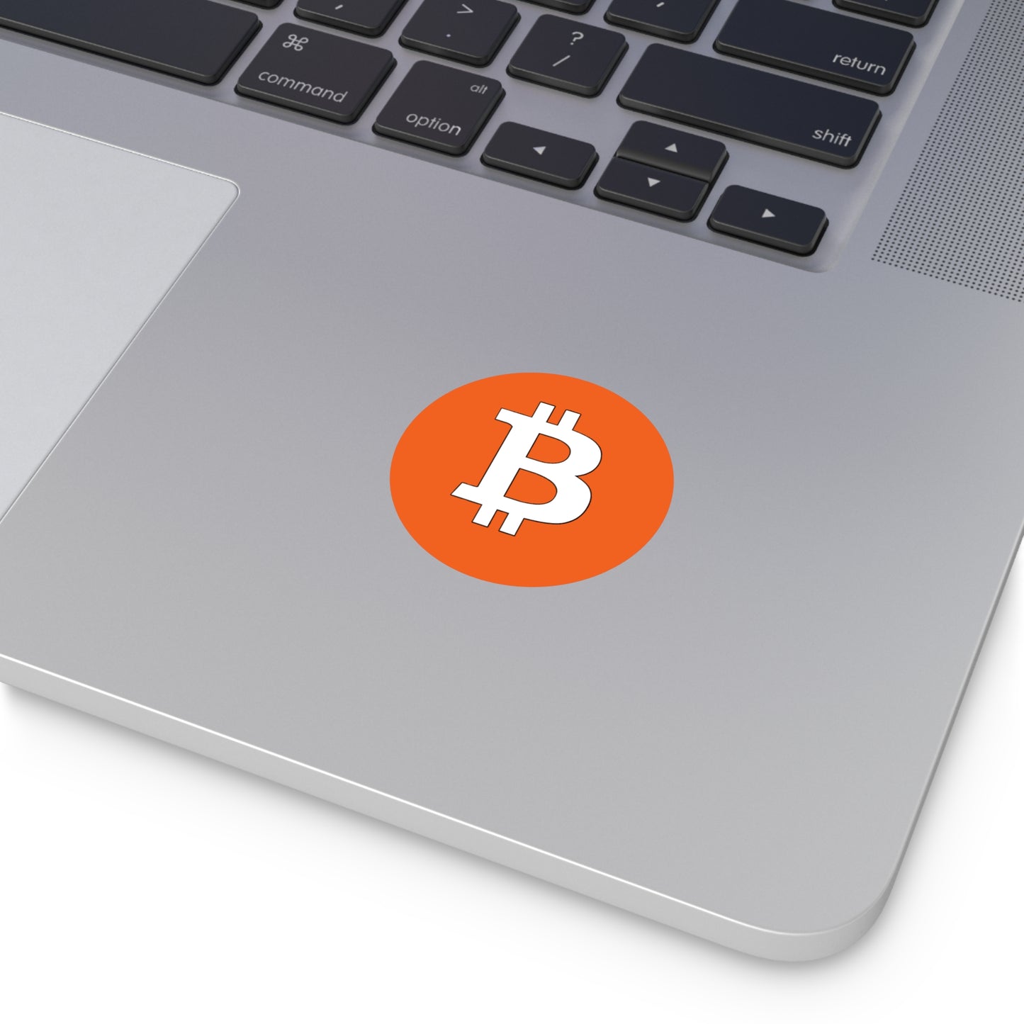 Bitcoin Round Orange | Vinyl Stickers