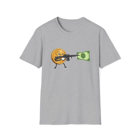 Bitcoin the Dollar Killer | Unisex Softstyle T-Shirt