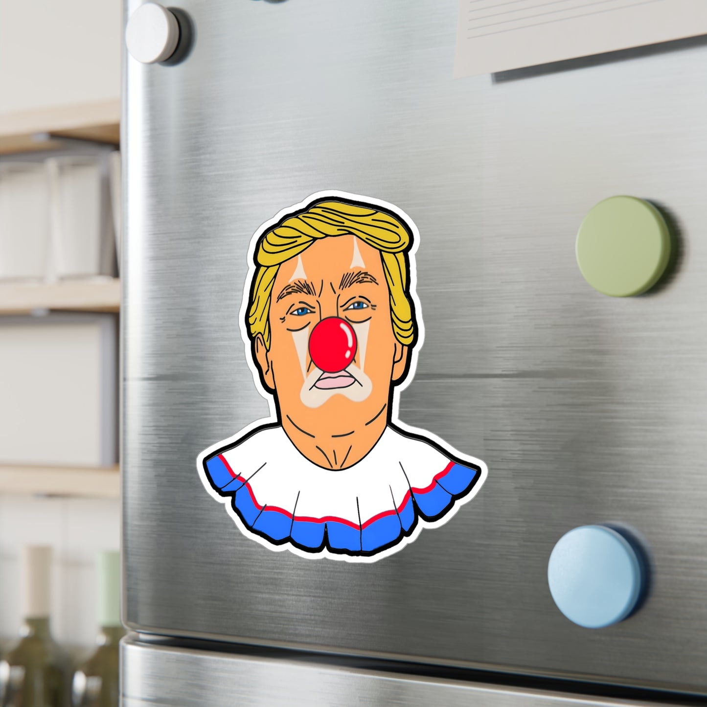 Anti-Trump Clown 1 - Kiss Cut Vinyl Sticker