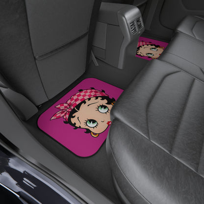 BETTY BOOP - Customizable Car Mats - Set of 4 Pink Decor