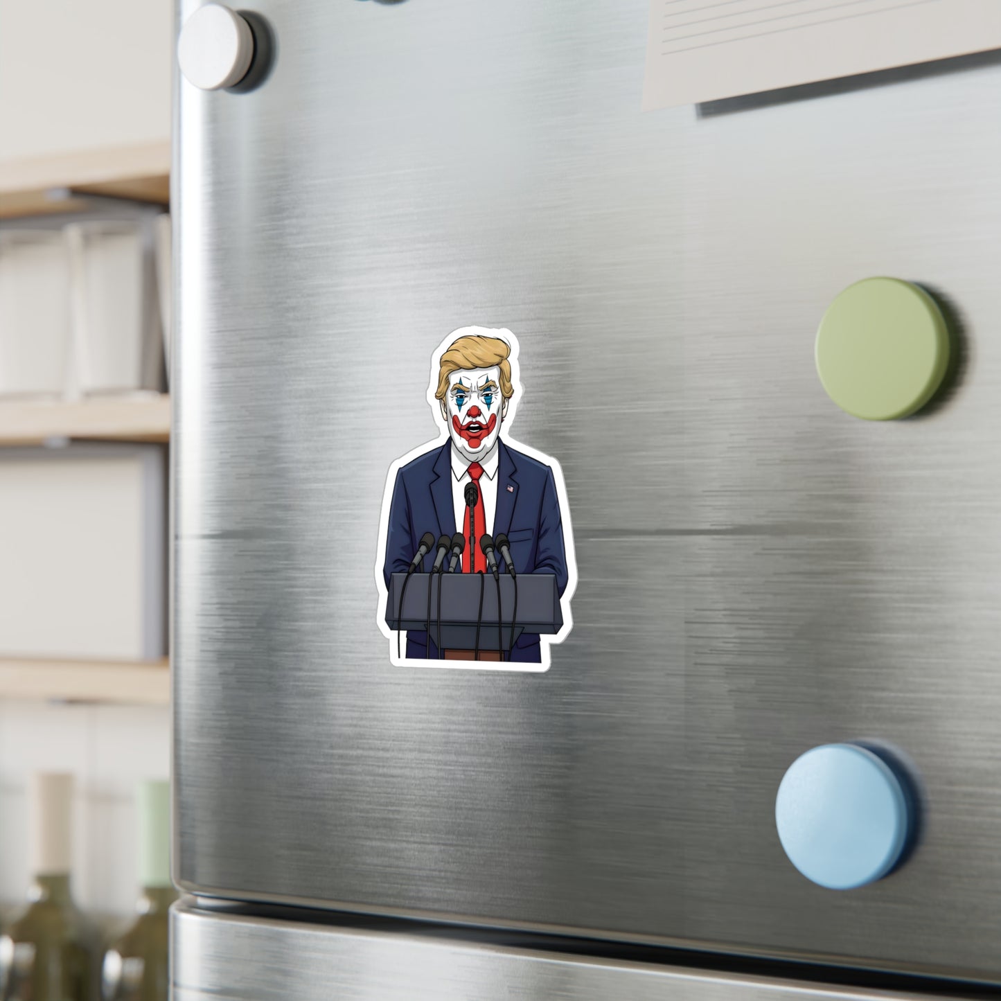 Trump Clown iv - Kiss-Cut Vinyl Decals