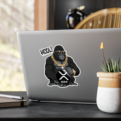 XRP Ape #HODL | Vinyl Stickers