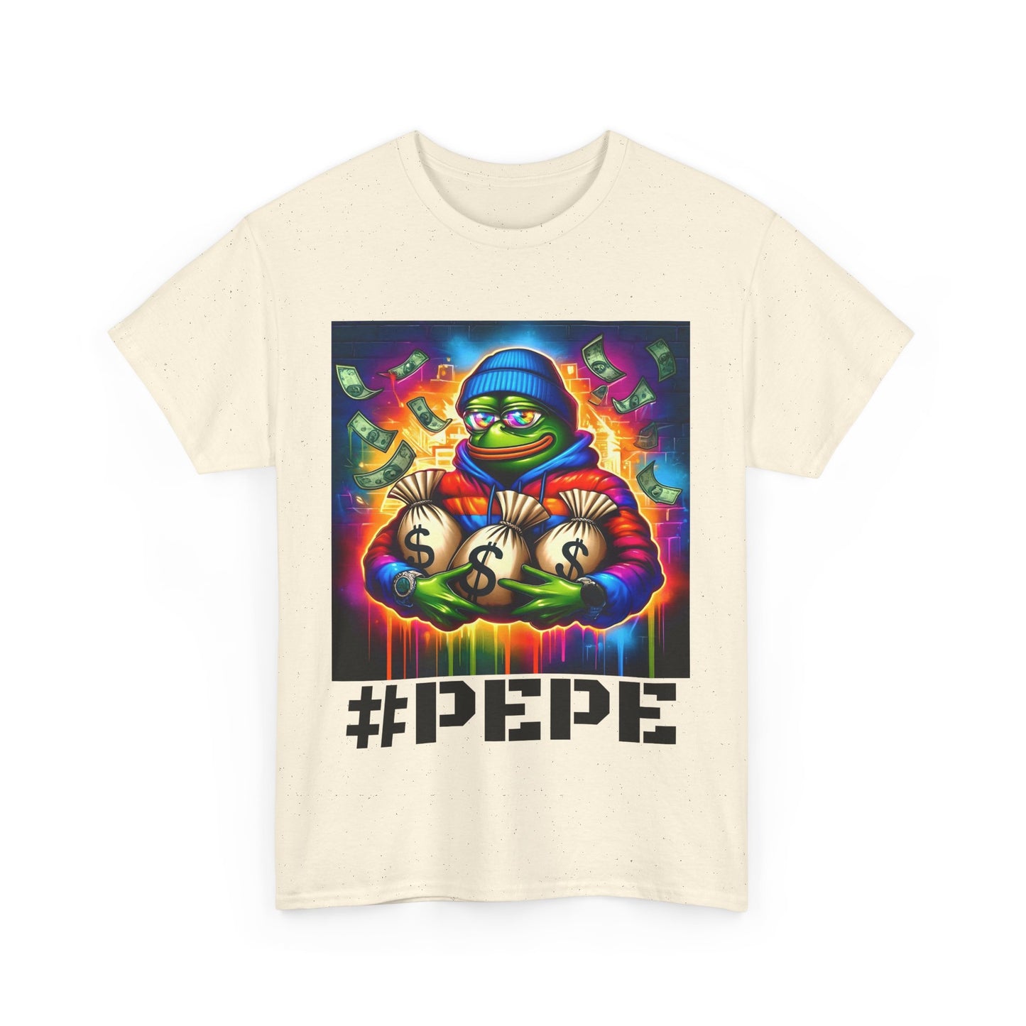PEPE CRYPTO Unisex Heavy Cotton Tee