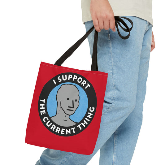 Funny Support Tote Bag, Casual Shopping Bag, Gift for Students, Trendy Tote for Everyday Use, Funny Saying, Fashion Accessories, Beach Bag