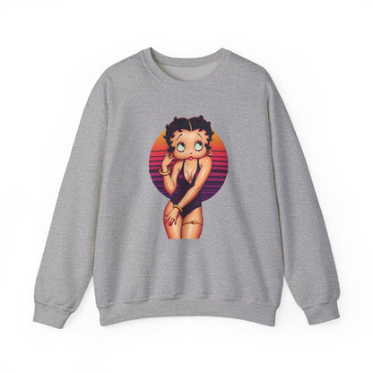 Betty Boop-Inspired Vintage Sweatshirt