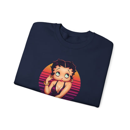 Betty Boop-Inspired Vintage Sweatshirt
