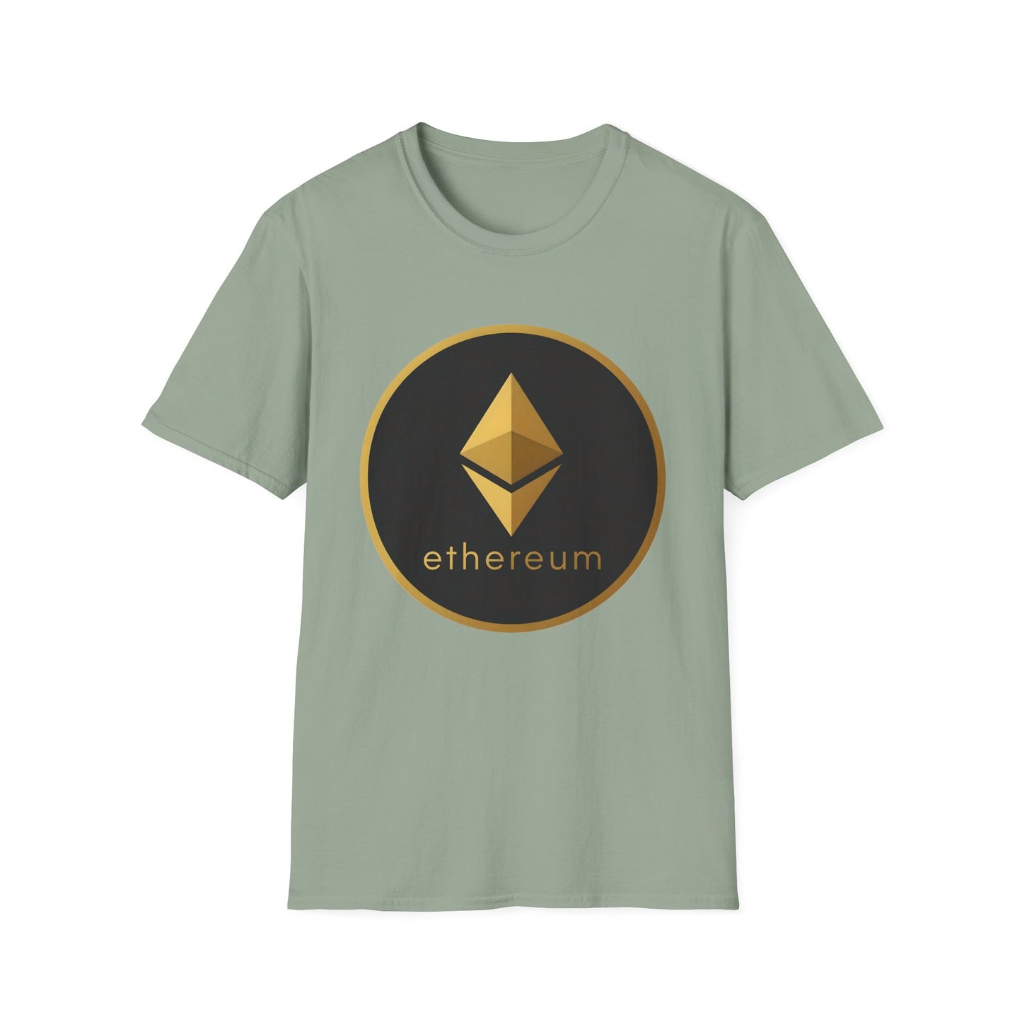 Ethereum Logo Unisex Softstyle T-Shirt - Perfect for Crypto Enthusiasts
