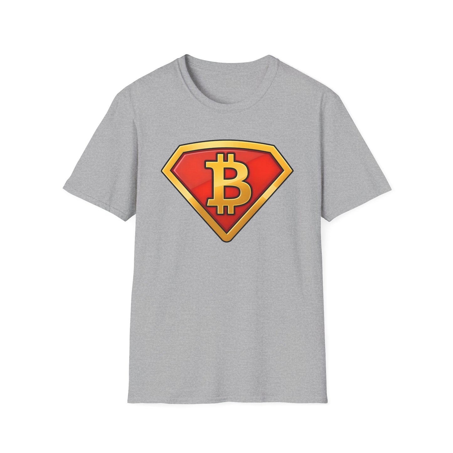 Super Bitcoin Hero Unisex T-Shirt - Cryptocurrency Lover Tee