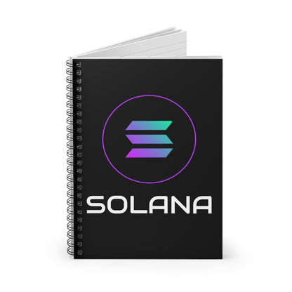 Solana Spiral Notebook - Stylish Ruled Lines for Creatives