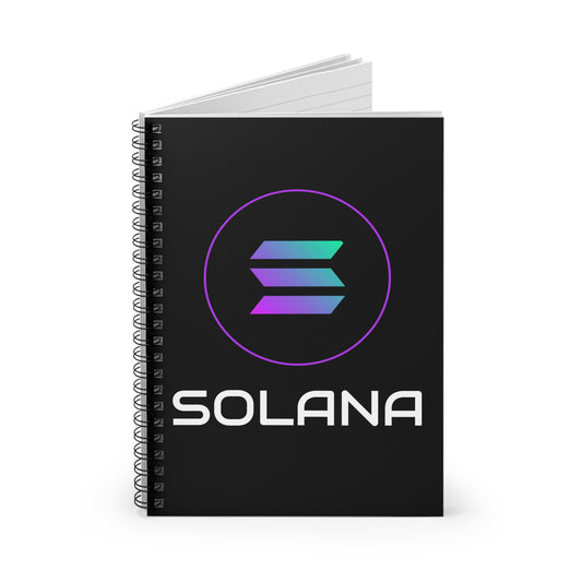 Solana Spiral Notebook - Stylish Ruled Lines for Creatives