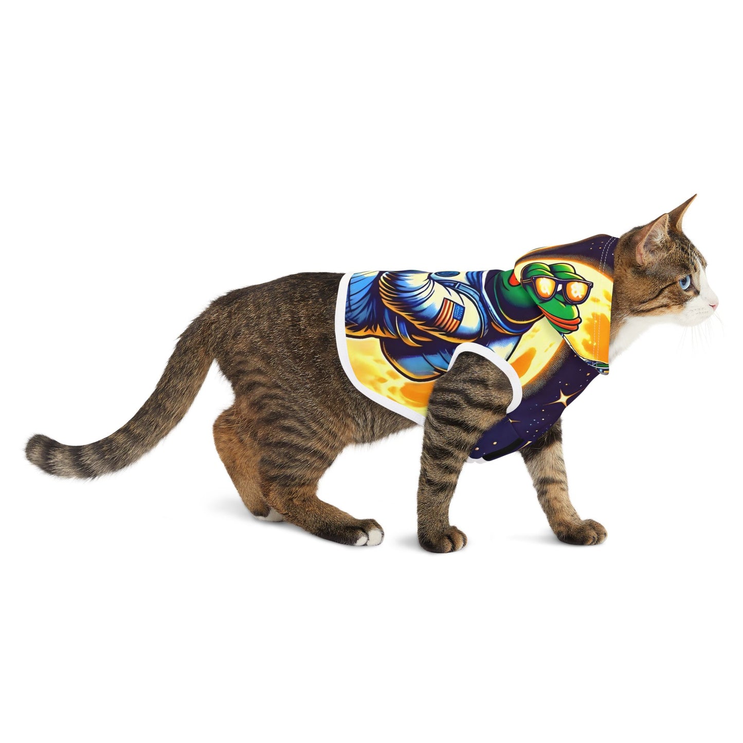 Pepe to the Moon | Pet Hoodie