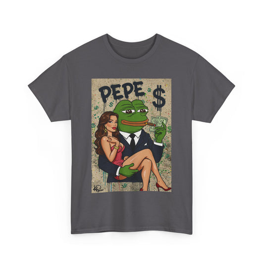 PEPE Rich - Crypto Unisex Heavy Cotton Tee