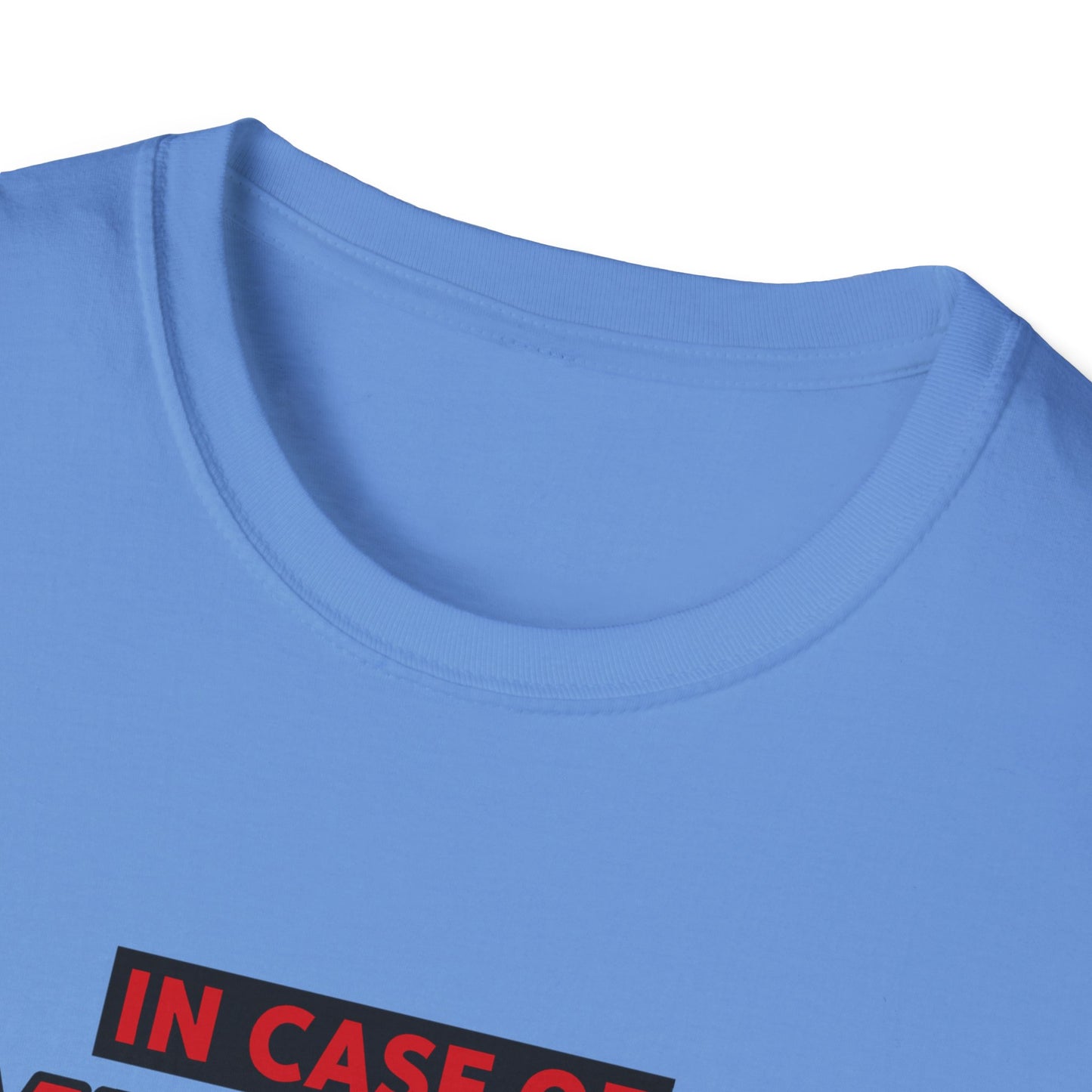 Emergency Alert Custom Text | Unisex Softstyle Tee