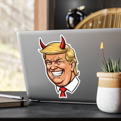 Devilish Kiss-Cut Vinyl Decals - Fun & Bold Stickers for Home Decor and Gifting