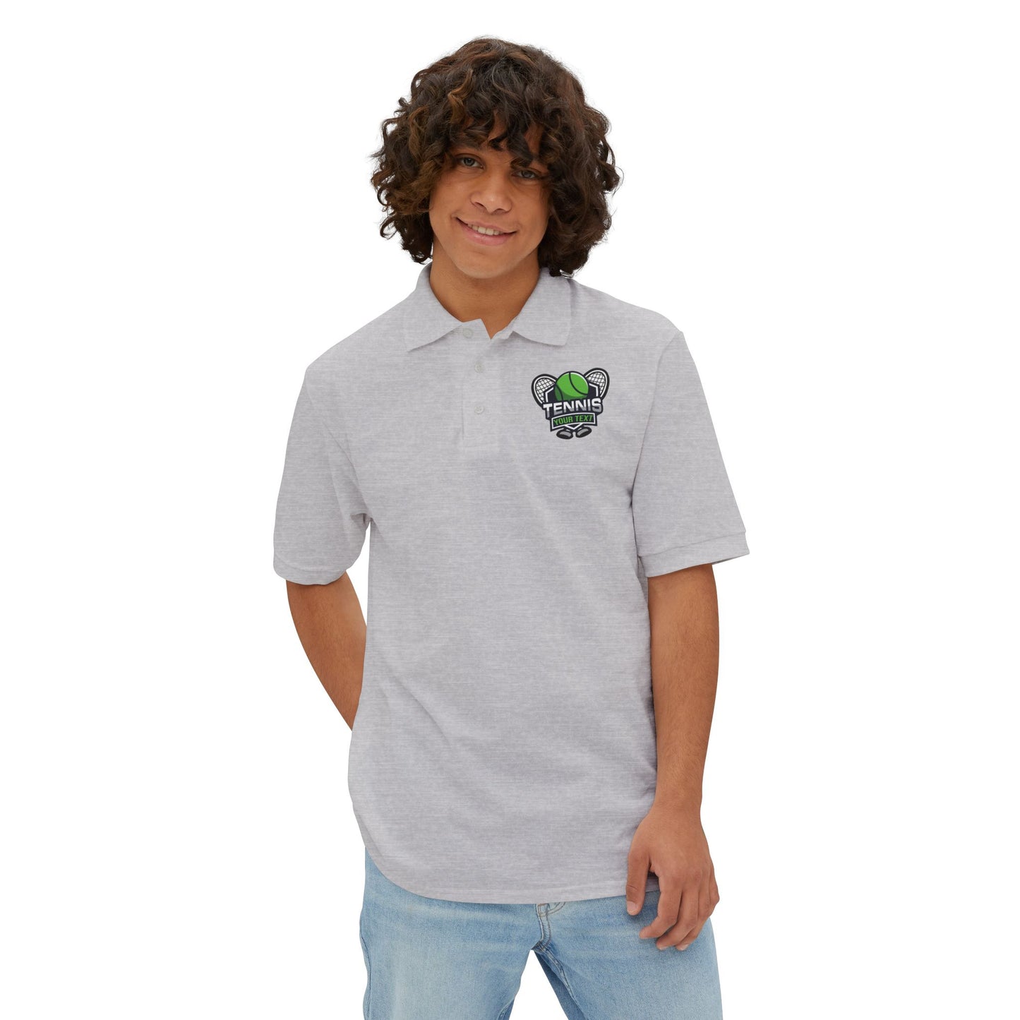 Custom Tennis Jersey Style | Men's Piqué Polo