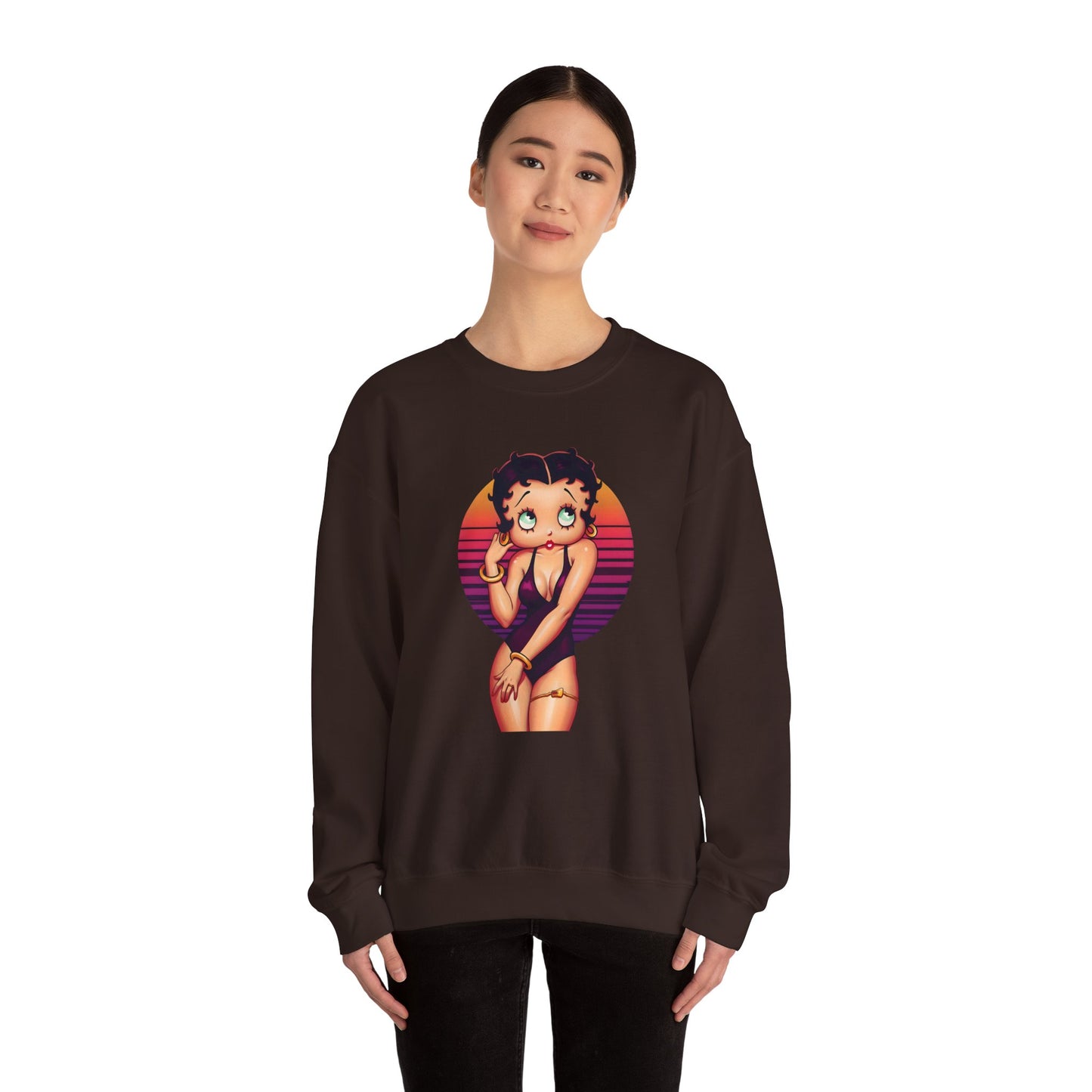 Betty Boop-Inspired Vintage Sweatshirt
