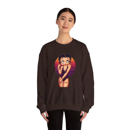 Betty Boop-Inspired Vintage Sweatshirt