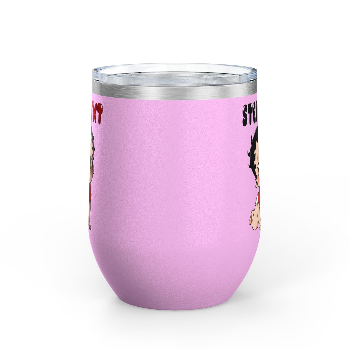 Personalized Baby Boop - Wine Tumbler - Custom Text 12oz