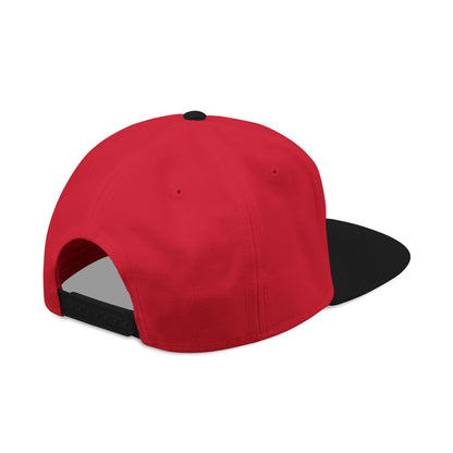Ethereum Snapback Hat - Red Embroidered Cap for Crypto Enthusiasts