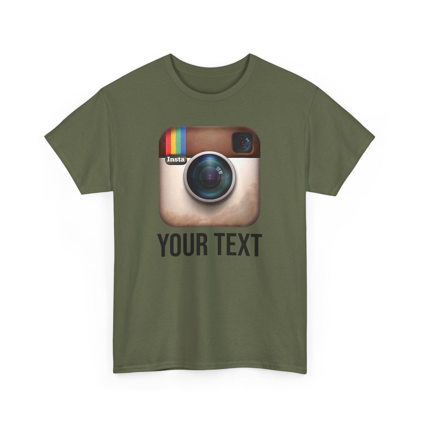 Custom Instagram | Unisex Heavy Cotton Tee