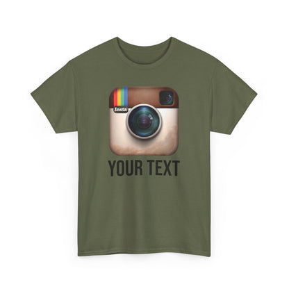 Custom Instagram | Unisex Heavy Cotton Tee