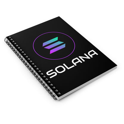 Solana Spiral Notebook - Stylish Ruled Lines for Creatives