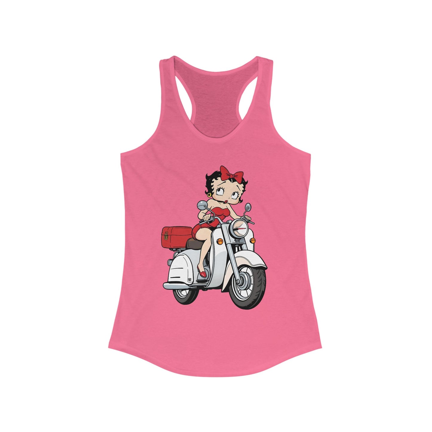 Retro Betty Boop Racerback Tank Top for Women