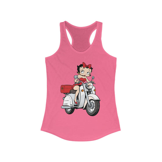 Retro Betty Boop Racerback Tank Top for Women