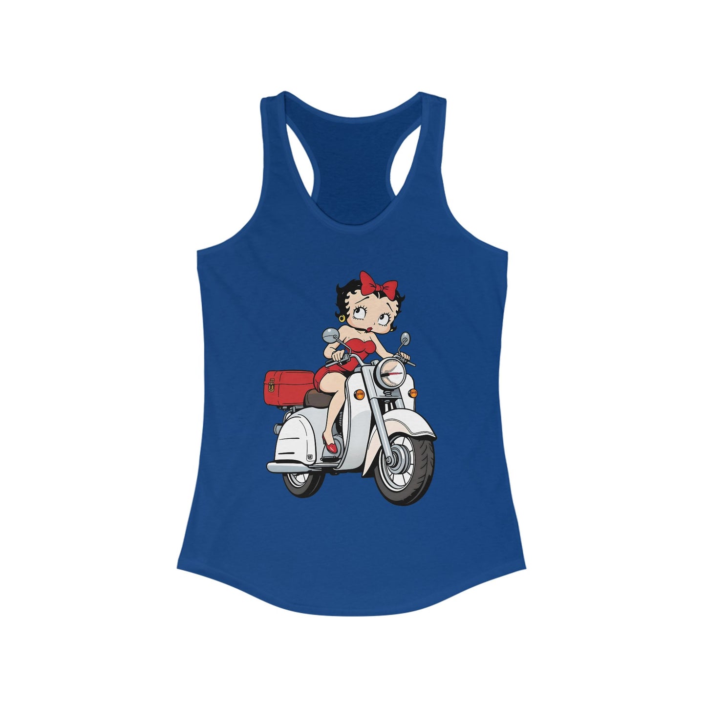Retro Betty Boop Racerback Tank Top for Women