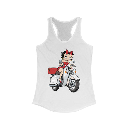 Retro Betty Boop Racerback Tank Top for Women