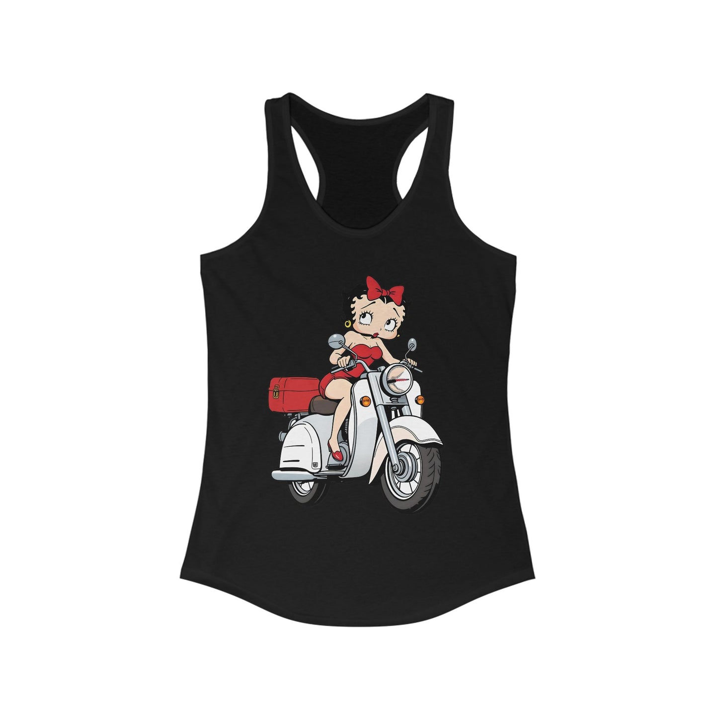 Retro Betty Boop Racerback Tank Top for Women