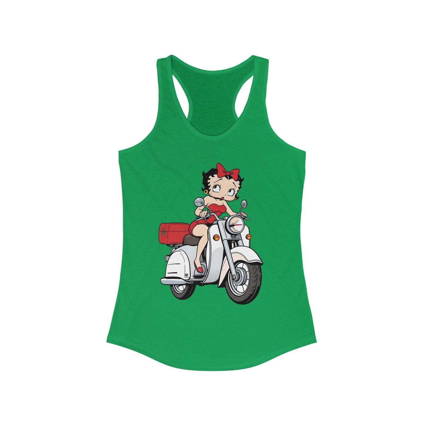 Retro Betty Boop Racerback Tank Top for Women