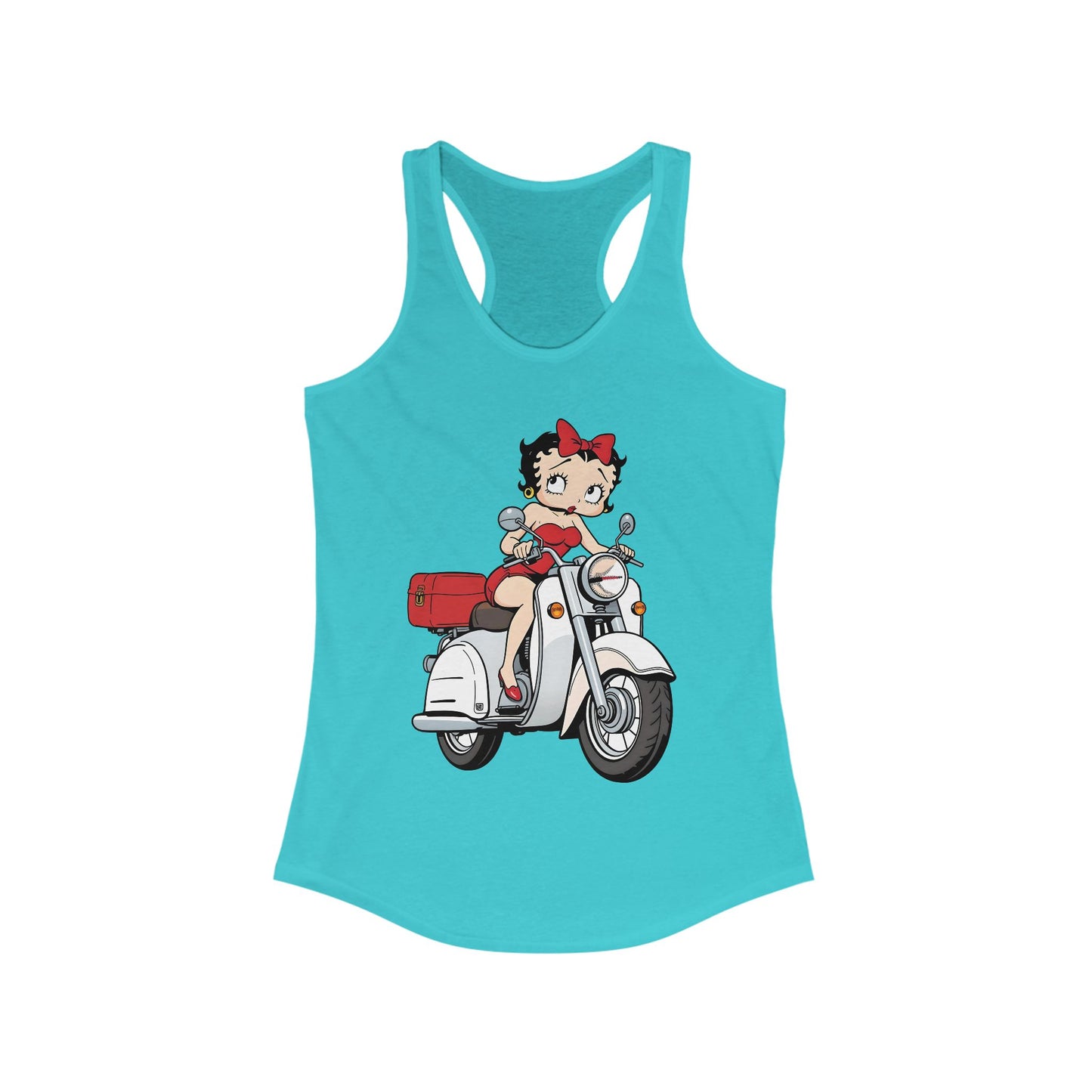 Retro Betty Boop Racerback Tank Top for Women