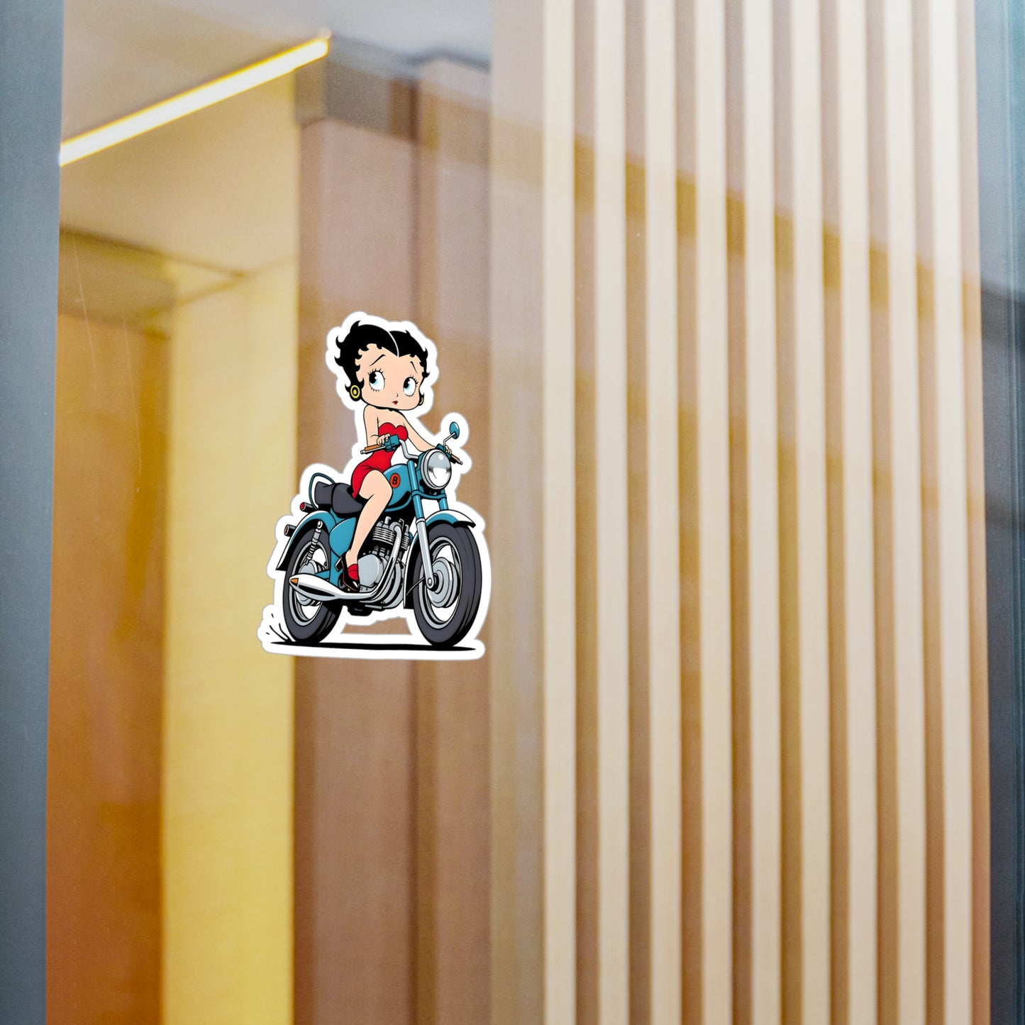Betty Boop Motor Bike | Kiss-Cut Vinyl Decals