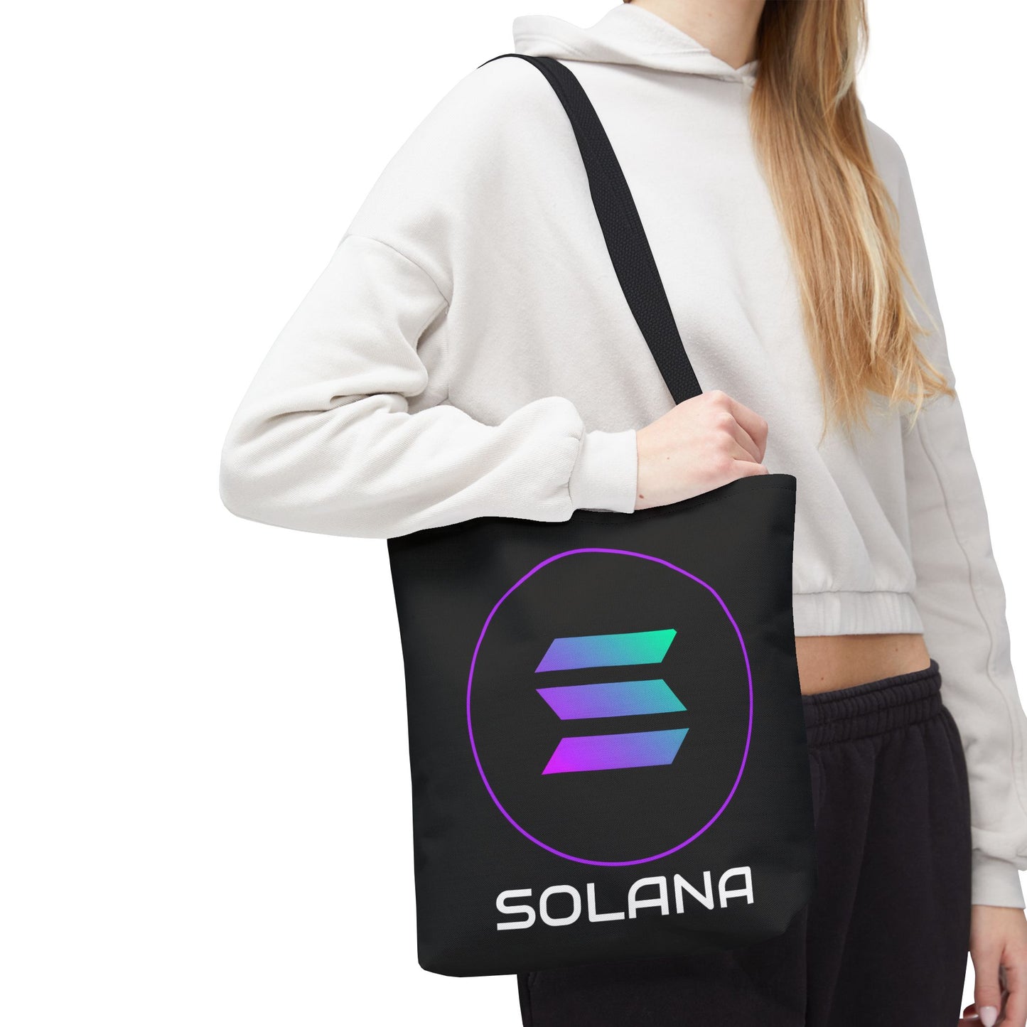 Solana Logo Tote Bag - Stylish & Practical Carryall for Crypto Enthusiasts