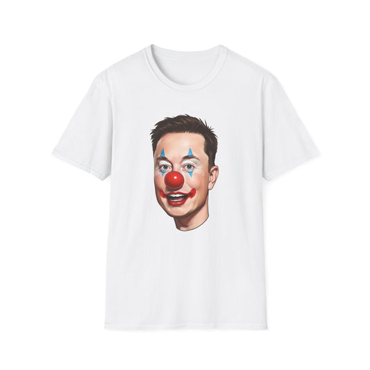Elon Musk Clown Face | Unisex Softstyle T-Shirt